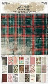 Tim Holtz Christmas Backdrops (TH94443)