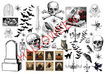 Rub-ons Halloween 2 (RUB066)