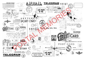 Rub-ons Postal Memories (RUB069)