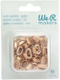 WE R EYELETS OVAL GOLD 003