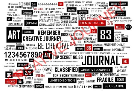 Rub-ons Creative Journey (RUB054)